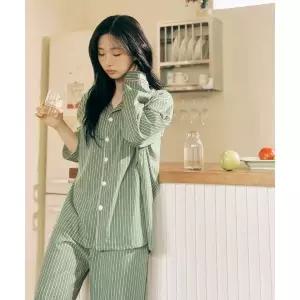매장정품 도씨 DOSSY 2PACK 실크핏 웬즈데이 긴팔 커플 잠옷 세트 5007199427 193616