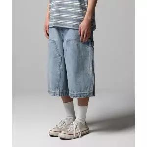 디키즈 DICKIES 더블니 카펜터 데님 쇼츠 Light Blue DIKU251LRSR001LB0 514139