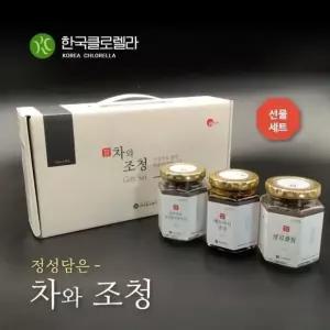 한국클로렐라 클로렐라 가득 차와 조청 선물세트