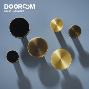 Dooroom 황동 가구는 북유럽 신선한  미국 골드/블랙/청동 캐비닛 도어 서랍 옷장 드레서 손잡이를 당깁니