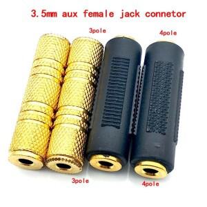 3.5mm 암 잭 스테레오 커넥터 커플러 어댑터 MP3 DVD 헤드폰 차량용 AUX 용 오디오 케이블 연장