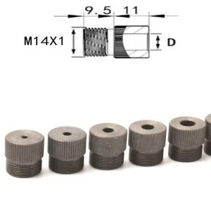 조절 가능 2-11mm 도웰링 지그 포켓 홀 드릴링 로케이터 목공 슬리브 강스틸 ？칭 내구성 M14x1