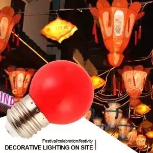 110V 220V E27 컬러 LED 전구 3W 무대 쇼 램프 크리스마스 휴일 홈 장식 조명