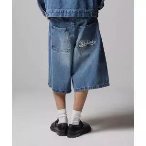 디키즈 DICKIES 웨이브 로고 데님 쇼츠 Medium Blue DK0A87U50MB 513956