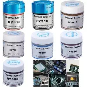 HY410/HY510/HY610/HY710/HY810 나노 10g 회색 실리콘 화합물 열 페이스트 C G PC 냉각용 전도성 그리스