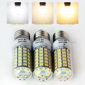 슈퍼 브라이트 LED 옥수수 전구 7W15W E27 E14 B22 G9 GU10 나사 24 36 48 56 69/72 칩 화이트 램프 220V