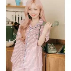 매장정품 도씨 DOSSY 해원 pick실크핏 피오니 반팔 커플 잠옷 세트 26SS_PEO 193536
