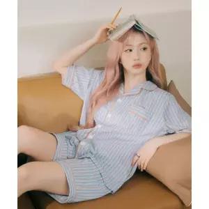 매장정품 도씨 DOSSY 해원 pick실크핏 시에르 반팔 커플 잠옷 세트 26SS_SI 193532