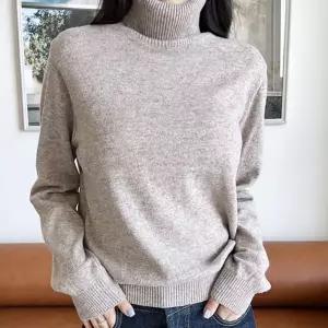 [하프클럽/]고급 캐시미어 혼방 터틀넥 풀오버 윈터 데일리 긴소매 이너 니