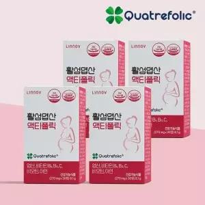 리노브 4세대 활성엽산 액티폴릭 270mg x 30정 4BOX