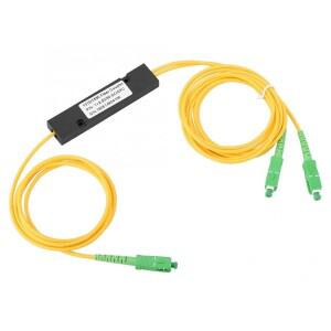 SC APC 1X2 PLC 분배기 PLC 단일 모드 광섬유 분배기 SC/APC PCL 분배기 컴퓨터 케이블 슬리브
