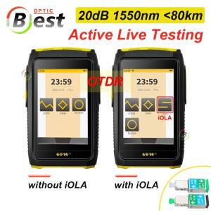 OFW 미니 OTDR 광학 반사판 액티브 파이버 라이브 파이버 테스터 1550nm 20dB 광학 반사계 터치 스크린 OPM