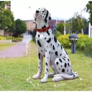 강아지조각상 달마시안 대형견 인형 야외 카페 허스키역 높이30CM 85CM 로트와일러 멍멍이 30CM 강아지 허스키역/높이30cm
