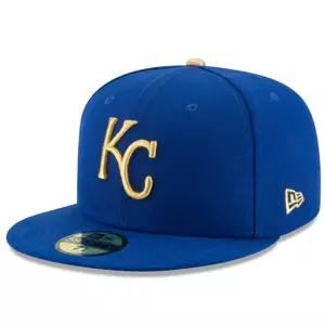 [70346370] 남자 뉴에라 MLB 59Fifty 어센틱 핏 캡 - Kansas City Royals