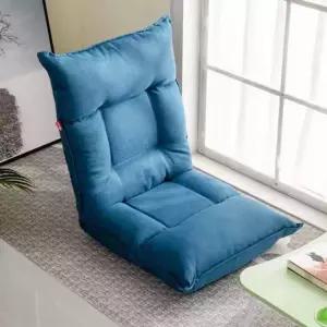 소파 좌식소파 의자 1인용좌식소파 체어 바닥 싱글 FOR COU 호수 민트 페브릭 폴딩 쇼파 폴딩 롱 민트