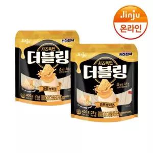 진주햄 천하장사 소시지 더블링 콰트로 치즈 400g X 2개