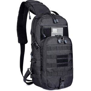 G4Free EDC 백팩 밀리터리 슬링백 몰 가슴 어깨 돌격 팩 직사각 야외 데이팩