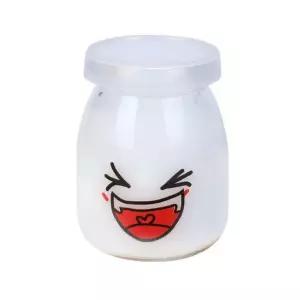 내열 푸딩용기 유리 없음 뚜껑 용기 20개 1개 200ML무지 디저트 반찬용기 100ML 이모티콘 화이트 10개 1 100ml 이모티콘 1개 뚜껑 없음