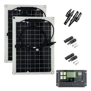 200W 18V 태양 패널 단결정 방수 충전기 ETFE 보트 컨트롤러와 전지 BSY 24124 요트 301W 15W 태양광 1 BSY 24124 단결정 15W 태양광 패