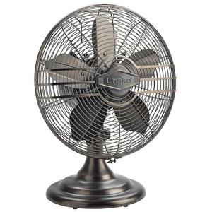 Lasko 진동 테이블 탑 팬, 휴대용, 주방 브론즈, 3가지 침실, R12210 및 사무실용, 43.2cm(17인치), 조용한 속도,