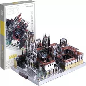 마이크로월드 메탈 모델 키트 아키텍처 3D 퍼즐 챌린지 DIY 브레인 티저 조립 - 사그라다 파밀리아 대성당