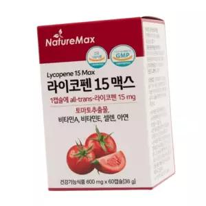 라이코펜 토마토 추출물 아연 셀렌 항산화 작용 제품 영양제 60 캡슐