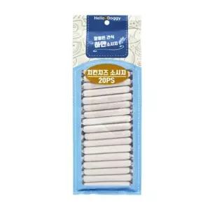 강아지 참좋은 간식 하얀 소시지 치킨치즈 20p X3개 /고양이소세지/고양이간식