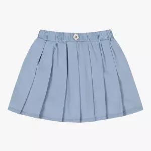 치크 HC09 플리츠 데님 스커트  CKWH24S1G