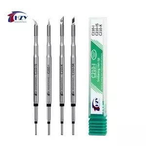 HZY C210K/I/IS/SK 납땜 인두 팁 휴대폰 용접 포인트 수리 도구