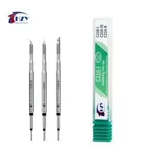 HZY C210I C210K C210SI 납땜 인두 팁 JBC Sugon Aifen Aixun i2C 스테이션 핸들 PCB 수리 도구와 호환