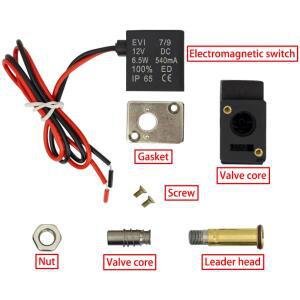 DC12/24V AC110/220V  닫힌 상태 1/4인치 무소음 오일프리 양방향 공압 솔레노이드 밸브 304/브론즈 조인트