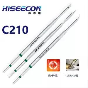 HISEECON C210 JBC T26D 용접 테이블 핸들 용 납땜 인두 팁 빠른 가열 002 020 018 전화 수리