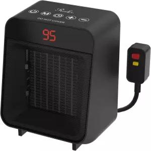 욕실 및 실내용 ALCI 안전 플러그가 장착된 PTC 세라믹 우주 히터 59~95°F 디지털 온도 조절기가 1500W