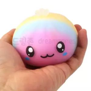 우아창고무지개 만두 모찌 인형