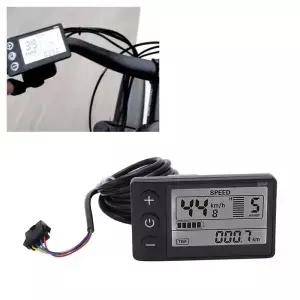 전기 디스플레이 LCD 계량기 스쿠터 컨트롤패널 자전거 24V 36V 48V S866