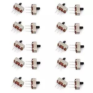 HiLetgo 20PCS SS-12D00 1P2T 토글 스위치 수직 슬라이드