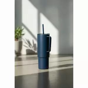 미르 올데이 스트로우 컵 32oz 대용량 빨대 텀블러 타이달 블루
