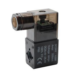 DC12V AC110V AC220V 솔레노이드 밸브 LED 포함 2V025 3V210