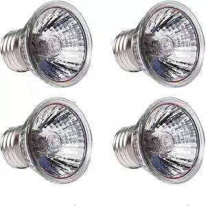 CTKcom 25W UVA+UVB 파충류 전구 4팩 거북 수족관 수중 도마뱀 서식지 열등용 110V 램프 난방 스팟