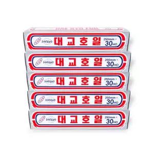 대교호일 250mmx30HO-5개 쿠킹호일 25x30ho 250x30호 은박지 알루미늄