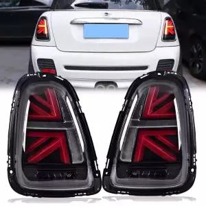 BMW 미니 쿠퍼 R56 R57 R58 R59 LCI 2007-2013 JCW 유니온 잭 스타일 브레이크 역방향 턴 신호 램프 용 2PC