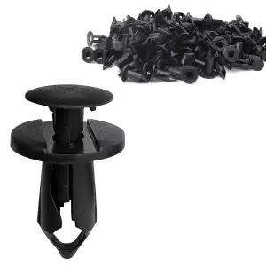 ANTS 파트 100PCS 나일론 펜더 클립 패스너 푸시형 리테이너 핀 리벳 범퍼 교체 GM 21030249 포드 N807389S