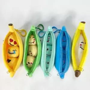 완두콩 바나나 쏙쏙이 히든인형 키링 5Colors