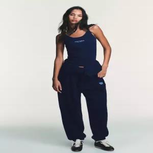 ZARA 텍스트 조거 팬츠 - 블루 4174/029/407