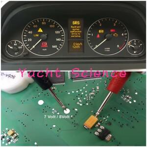 계기판 LCD 디스플레이 속도계 메르세데스 벤츠 A B 클래스 W169 W245, 7V, A1695400448 0263643242