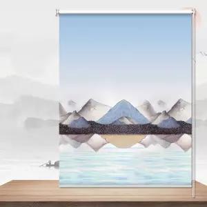 그림 블라인드 커튼(190cmx200cm) (B) [BVZ79334]