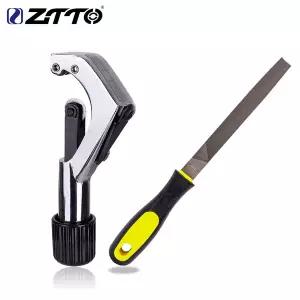 ZTTO 자전거 스티어러 튜브 커터 포크 도구 금속 파일 핸들 바 시트 포스트 알루미늄 스틸 컷 링 블레이드