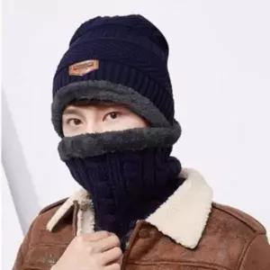 [셀러에이드]D 방한 넥워머 비니 세트