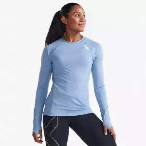 2XU (여성) 이그니션 베이스 레이어 긴팔티 블루_WR6831AHYG-WRF 1064370