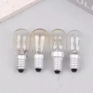 5Pcs E14 소금 램프 글로브 전구 10/15/20/25W 220V230V 백열 냉장고 오븐 교체